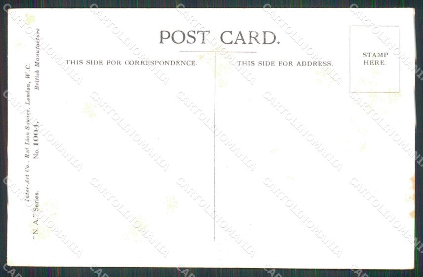 Artist Signed WW1 British Propaganda Children Fred Spurgin 1004 cartolina XB6945 – retro