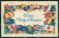 Propaganda Alleati Tricolore Flags American Y.M.C.A cartolina XB6989 – fronte