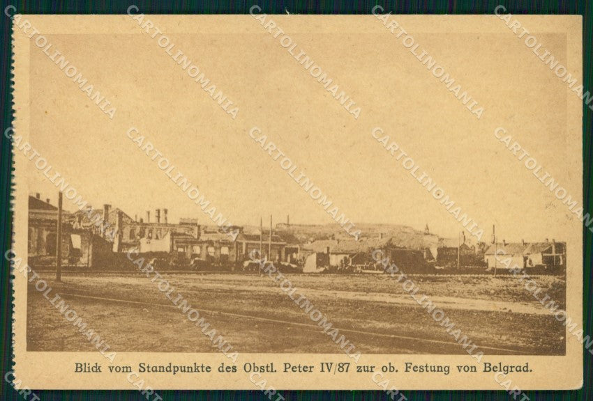 WW1 WWI Austrian Propaganda Festung von Belgrad cartolina XB6993 – fronte
