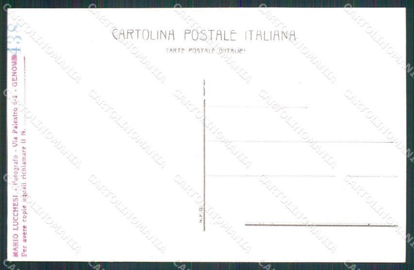 WW1 WWI Propaganda Italiana Anti Kaiser Wilhelm II Adolfo Photo cartolina XB7014 – retro