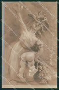 WW1 WWI Propaganda Italiana Anti Kaiser Wilhelm II Adolfo Photo cartolina XB7015 – fronte