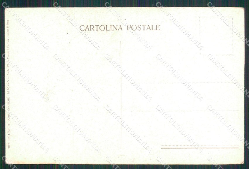 WW1 Propaganda Italiana Prestito Lionne Enrico della Leonessa cartolina XB7057 – retro