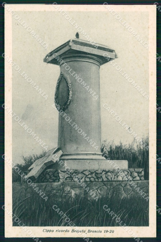Gorizia Sagrado Brigata Brescia Cippo cartolina XB7064 – fronte