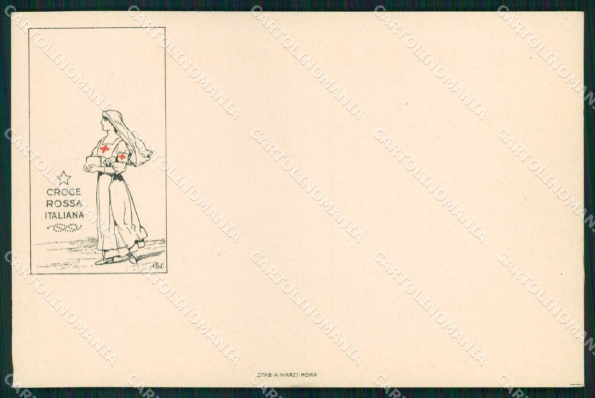 CRI Croce Rossa Nurse WW1 WWI Propaganda Italiana cartolina XB7097 – fronte
