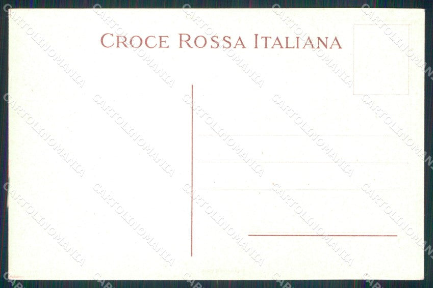 CRI Croce Rossa Nurse WW1 WWI Propaganda Italiana cartolina XB7097 – retro
