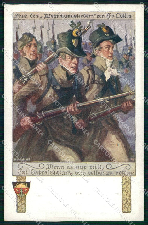 Artist Signed Illustratori Deutscher Schulverein 621 K A Wilke cartolina XB7159 – fronte