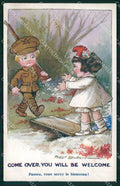 WW1 WWI British Propaganda Inter Art 280 Fred Spurgin cartolina XB7185 – fronte