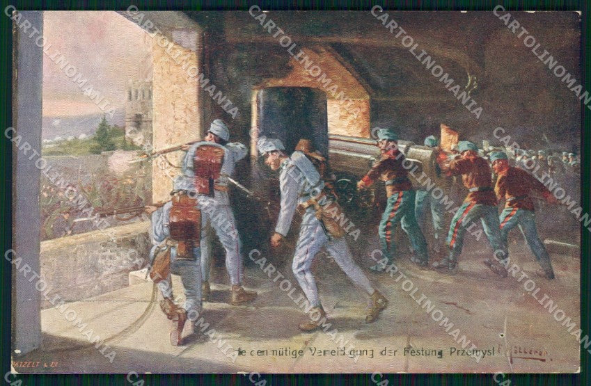 WW1 WWI Austrian Propaganda Rote Kreuz F. Höllerer cartolina XB7190 – fronte