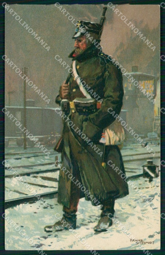 WW1 German Propaganda Soldaten Uniform T S N 1508 F. Schmidt cartolina XB7209 – fronte