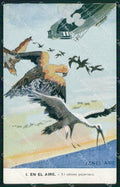 WW1 WWI Propaganda Anti German En el Aire serie I cartolina XB7222 – fronte