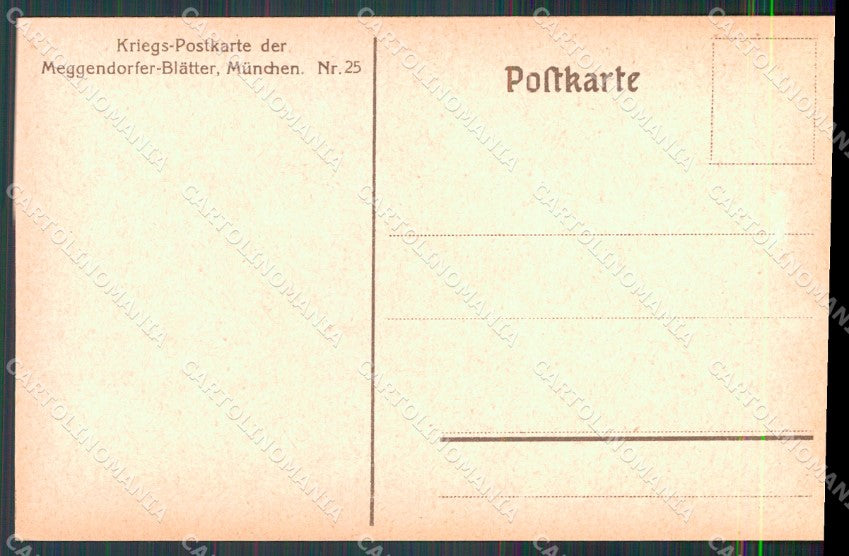 WW1 German Propaganda Die Russen Meggendorfer 25 E. H. Nunes cartolina XB7228 – retro
