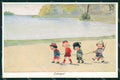 WW1 WWI German Propaganda Children Willi Scheuermann serie 655 cartolina XB7233 – fronte