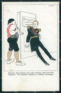 WW1 WWI German Propaganda Meggendorfer Blatter 5 Nunes CREASED cartolina XB7240 – fronte