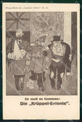 WW1 WWI German Propaganda Lustigen Blatter 12 cartolina XB7241 – fronte
