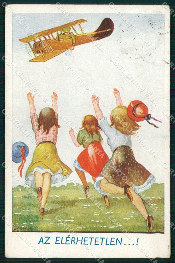 WW1 WWI Hungarian Propaganda Ungherese Az Elerhetetlen cartolina XB7242 – fronte
