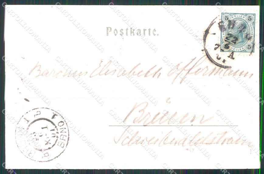 Militari Prussiani Dragoner Regimentes Albrecht cartolina XB7258 – retro