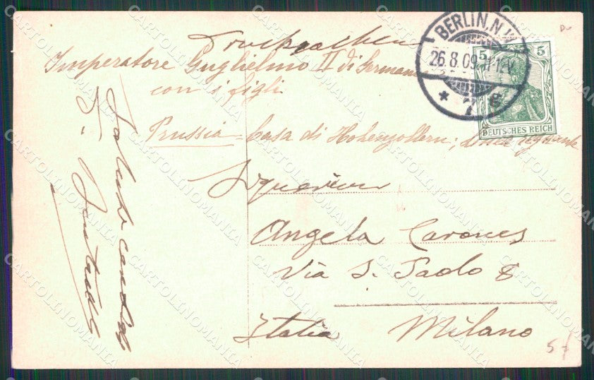 Reali Royalty Kaiser Wilhelm II Wilhelm von Preussen NPG Photo cartolina XB7289 – retro