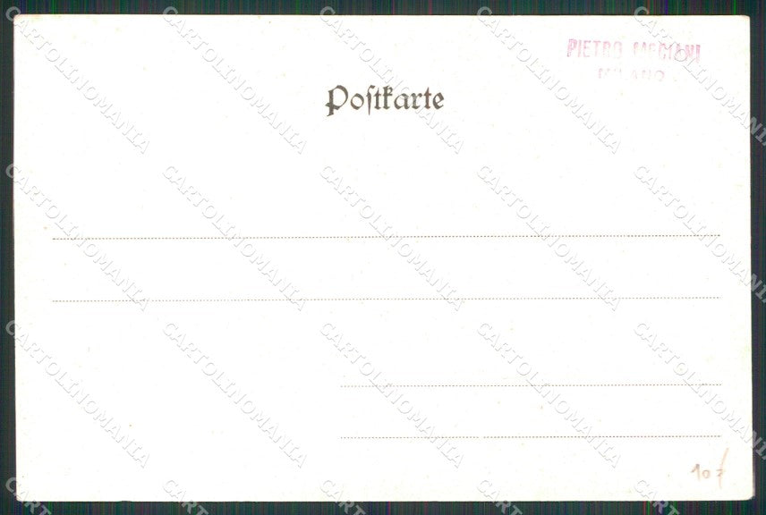 Reali Royalty Kaiser Wilhelm II Gruss vom Regiment cartolina XB7295 – retro