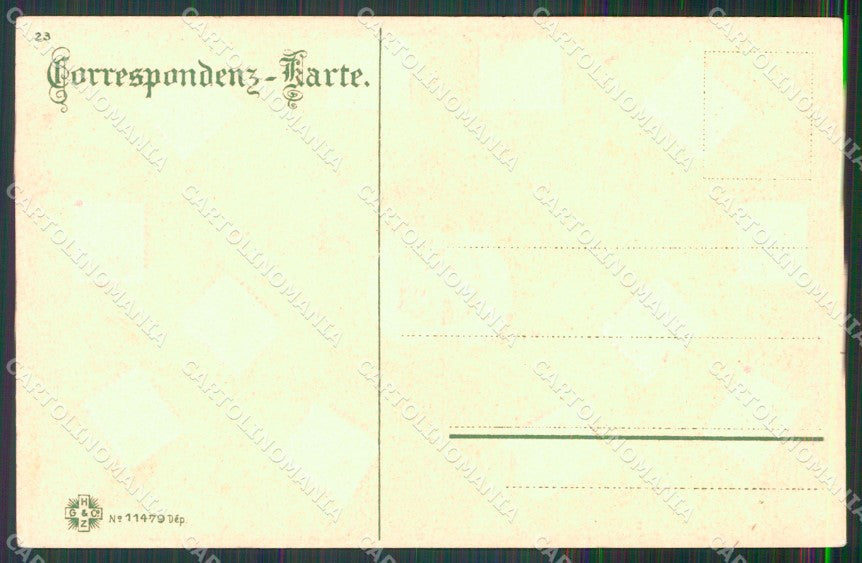 Filatelia Francobolli Austriaci Heller Briefmarken Spache cartolina XB7299 – retro
