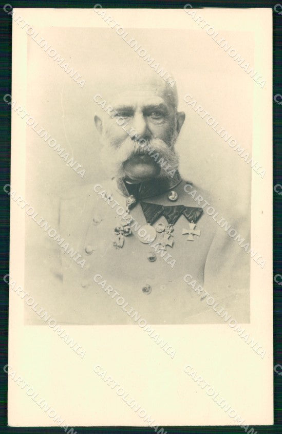 Reali Royalty Kaiser Franz Joseph Photo cartolina XB7309 – fronte
