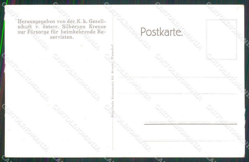 Reali Royalty Kaiser Franz Joseph Dreger cartolina XB7311 – retro