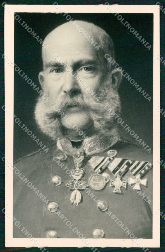 Reali Royalty Kaiser Franz Joseph Photo cartolina XB7318 – fronte