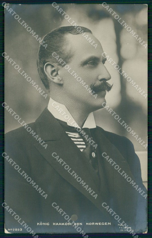 Reali Royalty Konig Haakon von Norwegen Photo cartolina XB7338 – fronte