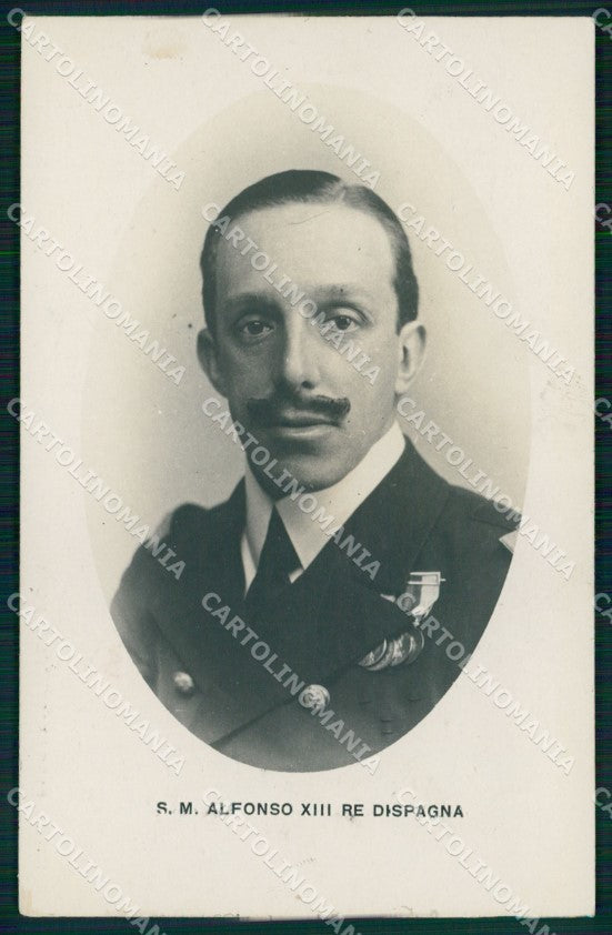 Reali Royalty Alfonso XIII Re di Spagna Photo cartolina XB7339 – fronte