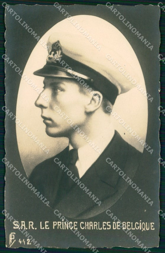 Reali Royalty Prince Charles de Belgique Photo cartolina XB7341 – fronte
