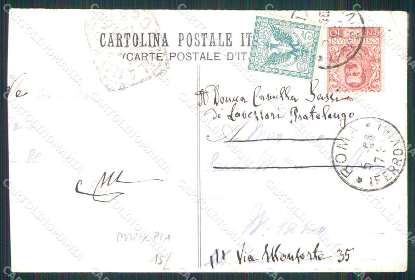 Reali Royalty Savoia Maria Pia PIEGA Foto cartolina XB7344 – retro
