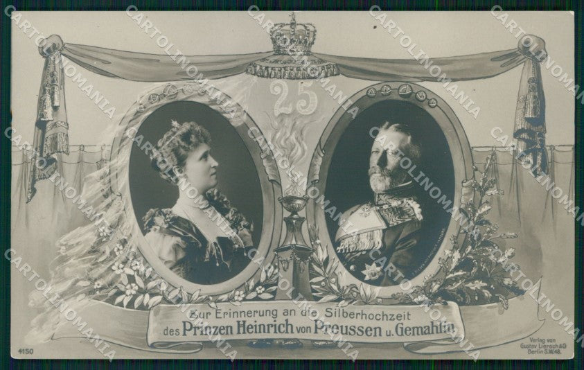 Reali Royalty Prinzen Heinrich von Prussen cartolina XB7349 – fronte