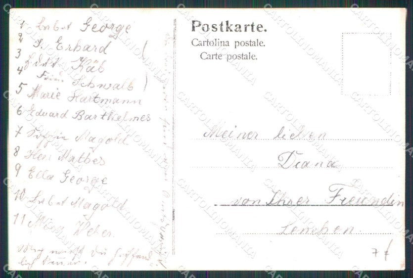 Baden Württemberg Königshofen ? Theater cartolina XB7353 – retro