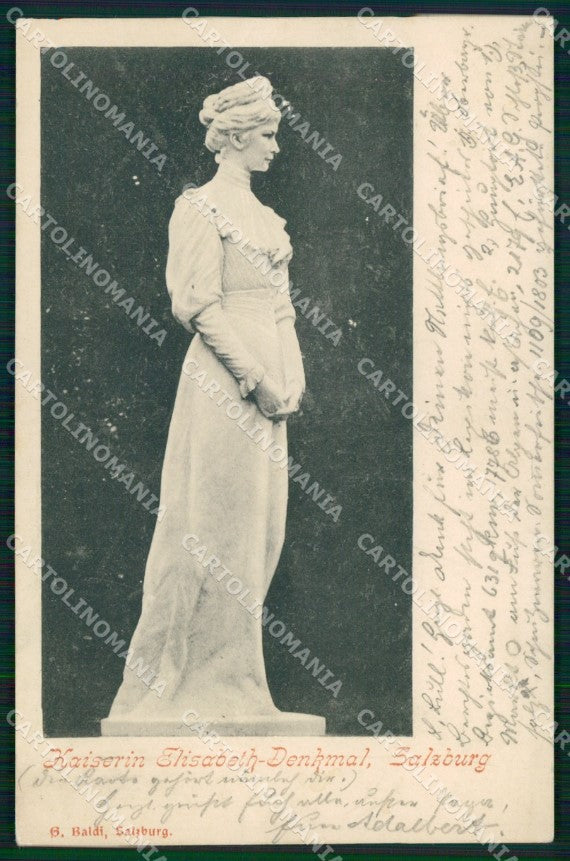 Reali Royalty Kaiserin Elisabeth Denkmal cartolina XB7377 – fronte