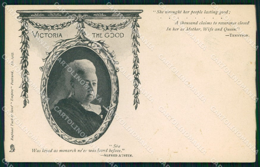 Reali Royalty Victoria Queen of the United Kingdom cartolina XB7381 – fronte