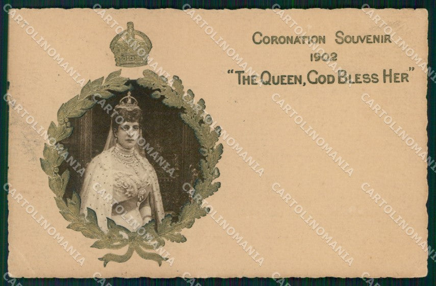 Reali Royalty Queen Alexandra of Denmark cartolina XB7384 – fronte