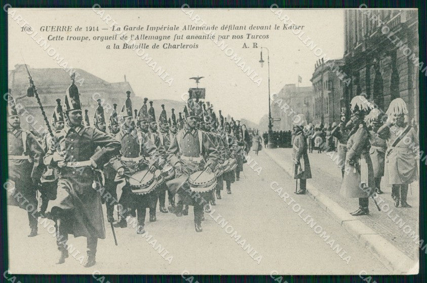 WW1 WWI German Propaganda Kaiser Wilhelm II cartolina XB7385 – fronte