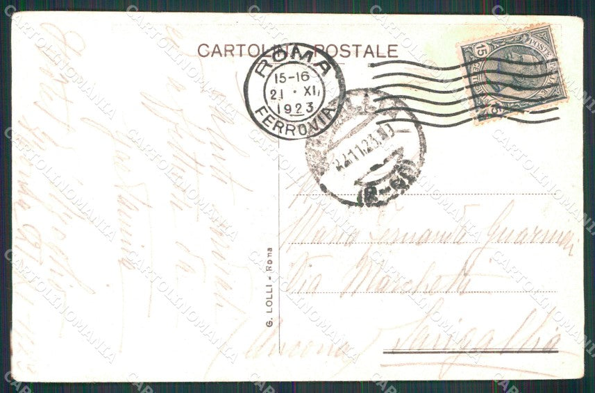Reali Royalty Alfonso XIII Re di Spagna PIEGHINE cartolina XB7392 – retro