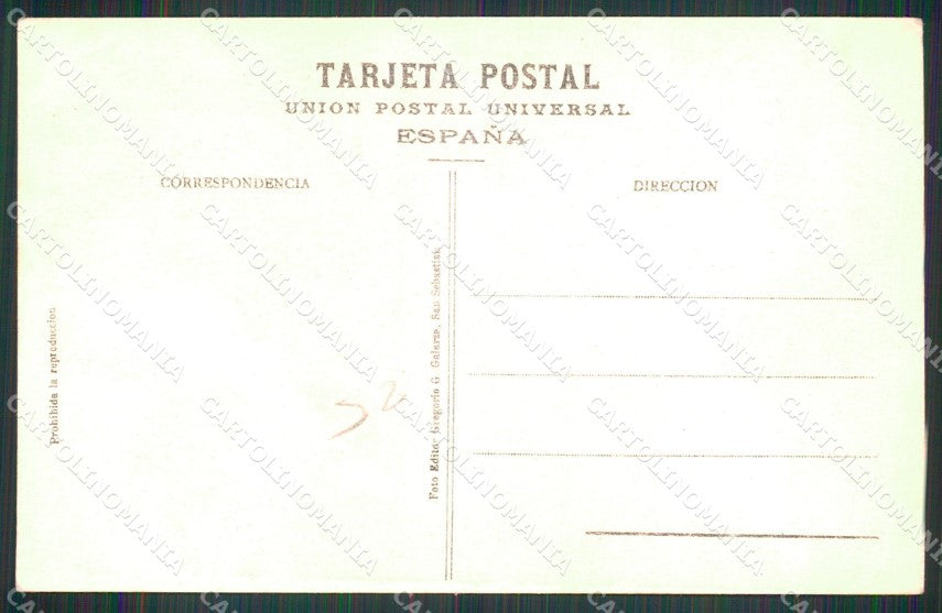 Reali Royalty Alfonso XIII Re di Spagna cartolina XB7393 – retro