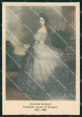 Reali Royalty Elisabeth Queen of Hungary FG cartolina XB7396 – fronte