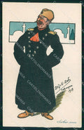 Artist Signed Drack Oub Alger Serbie Serbia Soldier cartolina XB7406 – fronte