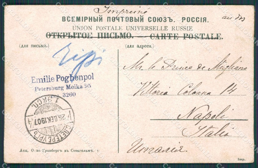 Russia Russie Types Ethnic Russian Stamp postcard XC0223 – retro