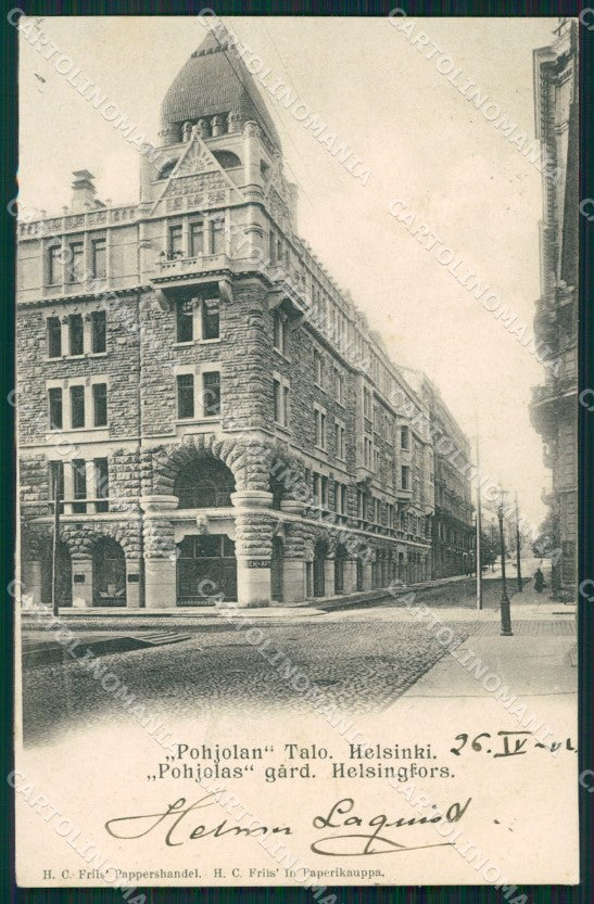 Finland Russia Helsinki Russian Stamp postcard XC0321 – fronte