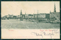Lettonia Latvia Riga Russia Russian Stamp CORNER CREASE TEAR postcard XC0398 – fronte