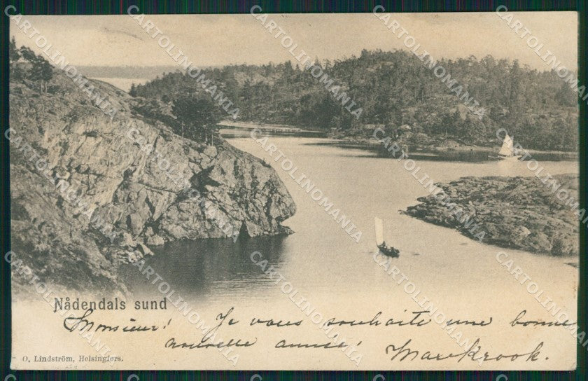 Finland Russia Nadendal Russian Stamp postcard XC0576 – fronte