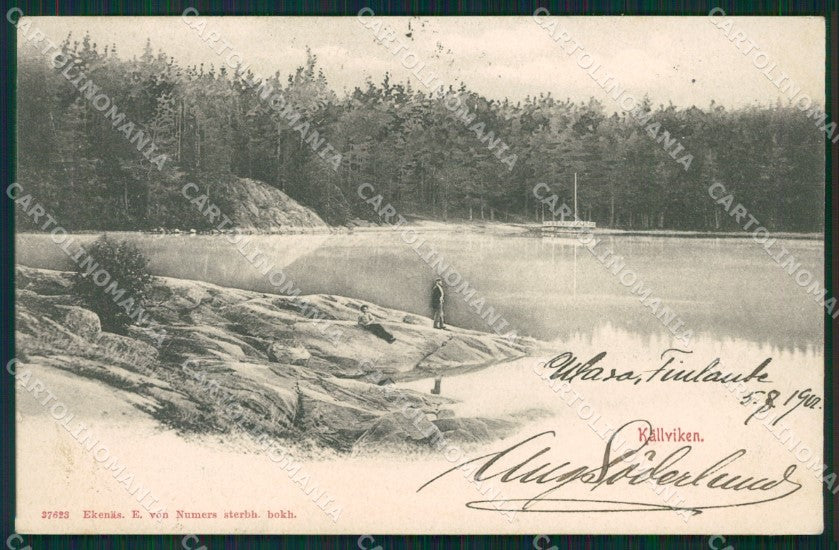 Finland Russia Kallviken Russian Stamp postcard XC0582 – fronte