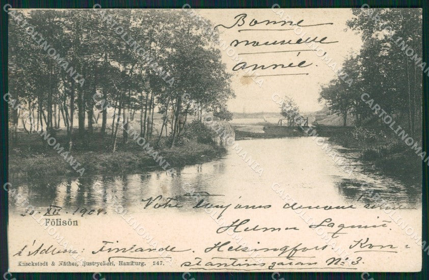 Finland Russia Folison Russian Stamp postcard XC0670 – fronte