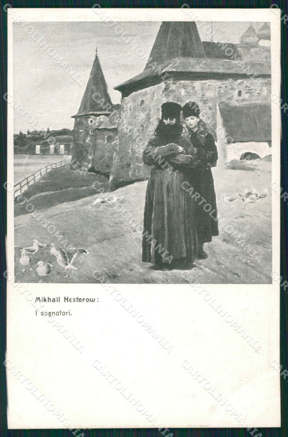 Russia Mikhail Nesterow Picture Artist Russian postcard XC0722 – fronte