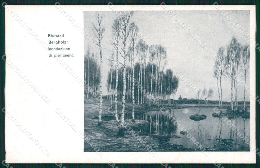 Russia Richard Bergholz Picture Artist Russian postcard XC0734 – fronte