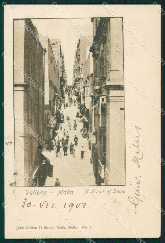 Malta Valletta Stamp postcard XC0787 – fronte