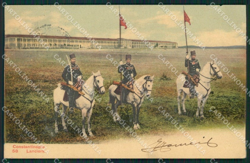 Turkey Constantinople LITTLE TEARS Austrian Levant stamp postcard XC0893 – fronte